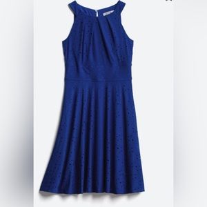 Elegant Blue Midi Dress